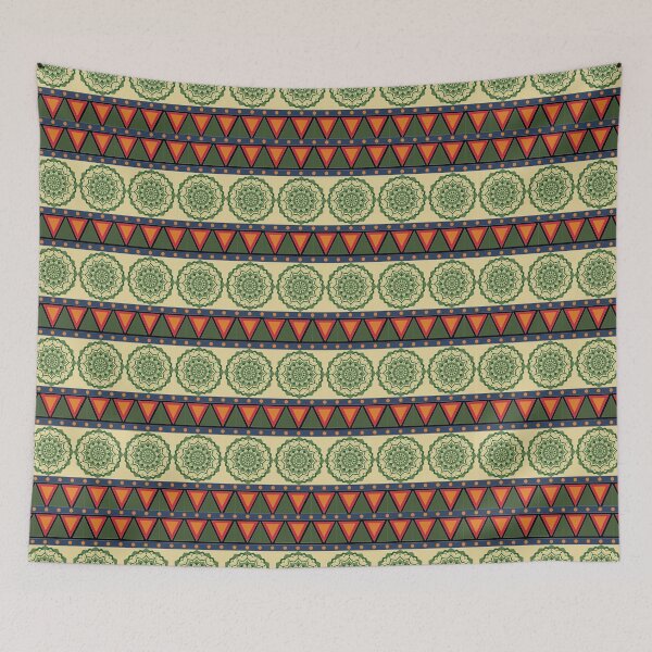Item preview, Triángulos geométricos con coloridos patrones sin fisuras designed and sold by ClearThoughts.