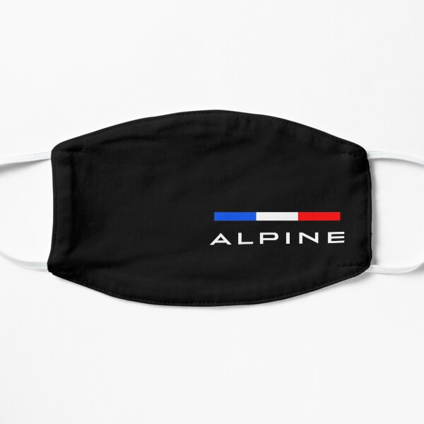 Couleurs de l'équipe Alpine F1 Masque sans plis