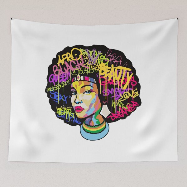 Item preview, Strong Black Woman Afro Word designed and sold by Davidbrg.
