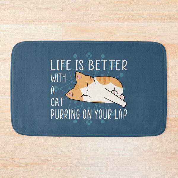 Item preview, Life is Better with a Cat Puuring on Your Lap designed and sold by Think-Kitten.