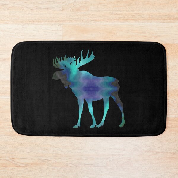 Item preview, Dark Blue Purple Galaxy Moose  designed and sold by FaithAndForest.