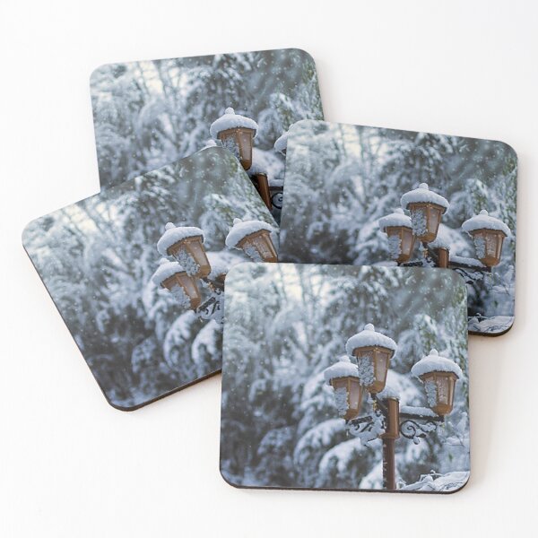 Item preview, Lamppost under the snow designed and sold by OrionPhotograph.