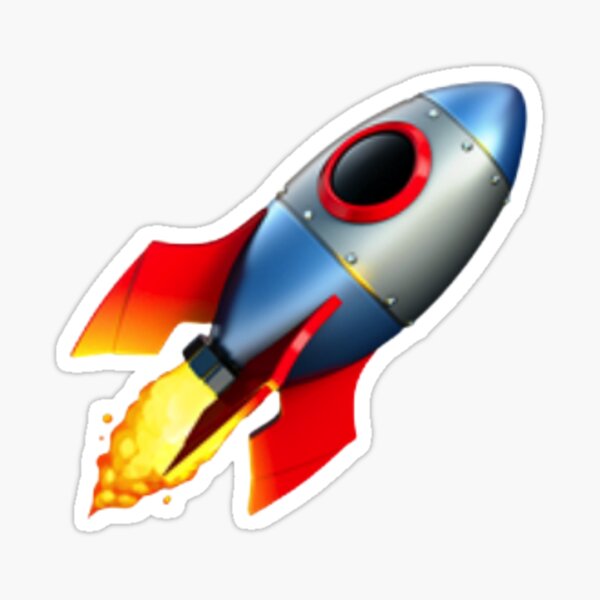 Rocket Emoji Sticker