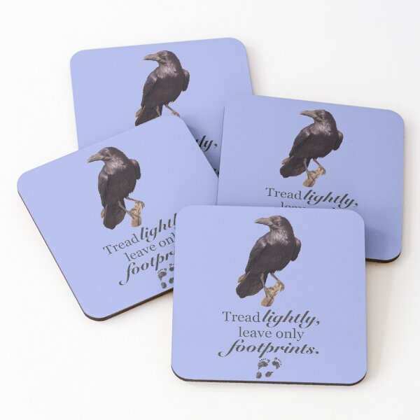 Item preview, Tread Lightly: Raven designed and sold by RevolutionEarth.