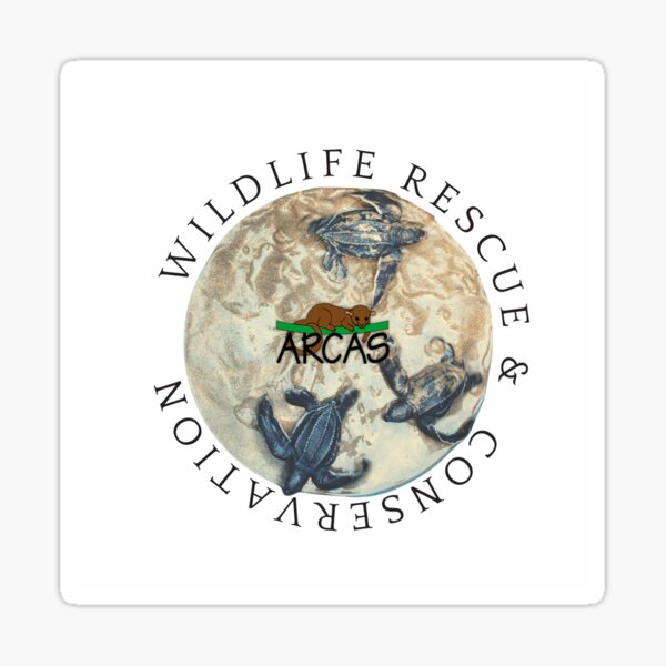 Wildlife Rescue and Conservation. Turtle Sanctuary Hawaii, Guatemala. Sticker