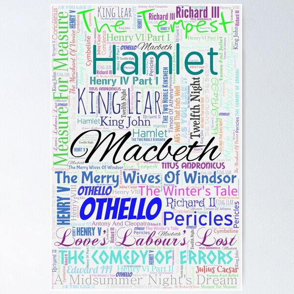 Item preview, Shakespeare Plays designed and sold by Montage-Madness.