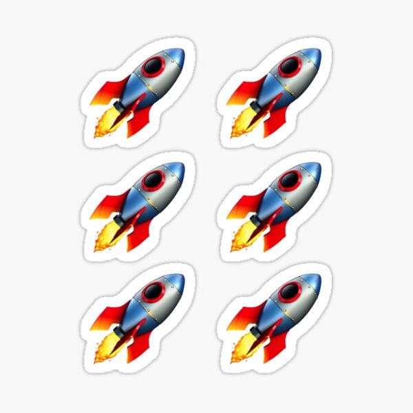 Rocket Emoji Sticker Pack Sticker