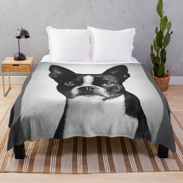 Item preview, Boston Terrier dog - BW Vintage - D16 designed and sold by DecoVintage.
