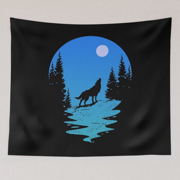 Item preview, Howling Wolf Moonlight designed and sold by predatorart93.