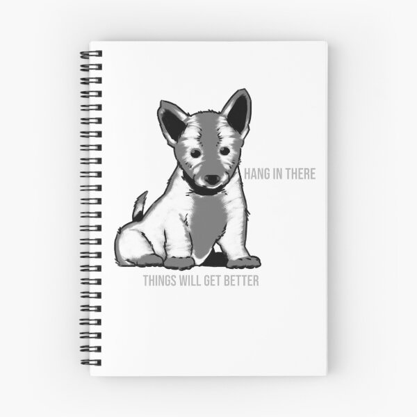 Item preview, Hang in there things will get better, dog  designed and sold by Mydogheart4you.