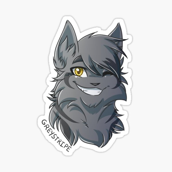 Warriors Stickers - Greystripe Sticker