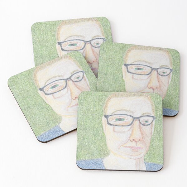 Item preview, selfie in spinach green and blue designed and sold by monstermolotov.