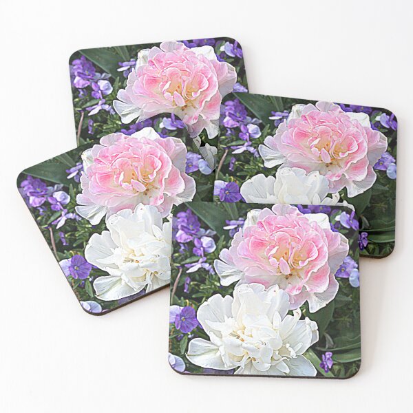 Item preview, Pink and White Duet designed and sold by Shelley Loewnau-Jones Studio.