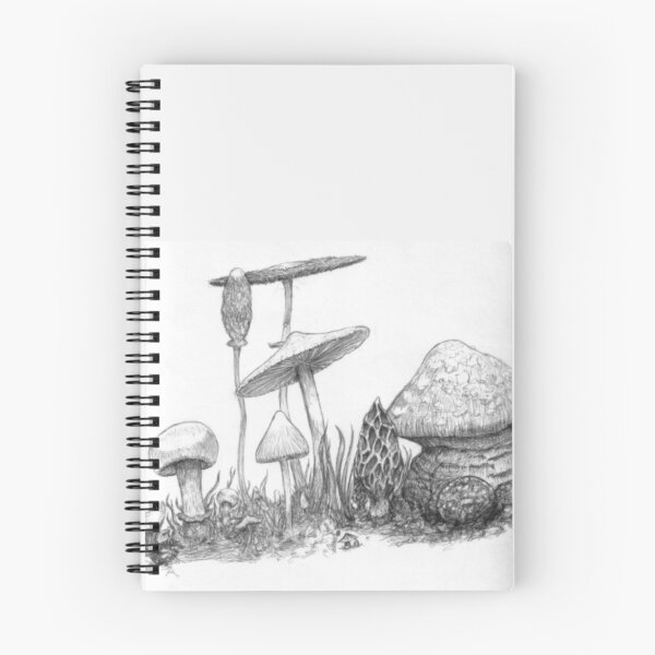 Item preview, Mushroom Notebook designed and sold by Hugana.