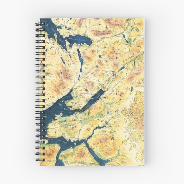 Item preview, lochcarron & wester Ross Map designed and sold by balnacra.