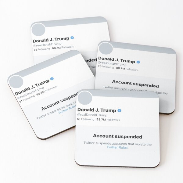 Item preview, Twitter suspende la cuenta de Donald Trump, Twitter prohibido POTUS designed and sold by ColorOfIris.