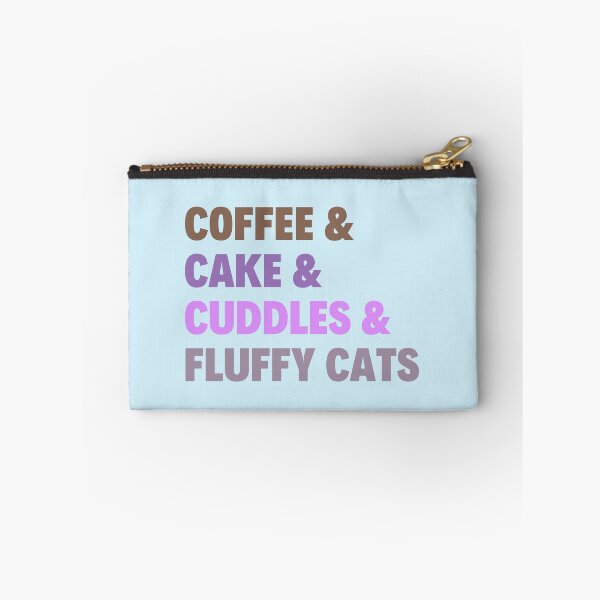 Item preview, Fluffy cats and coffee quote designed and sold by Tanya Mihe.