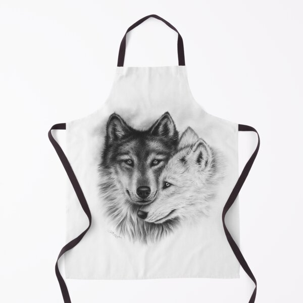 Item preview, Wolves Soulmates Wolf Couple Love designed and sold by ZindyZone.