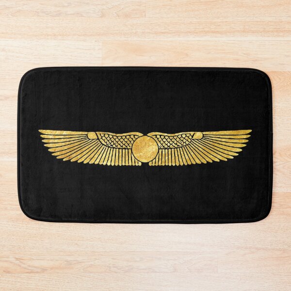 Item preview, Gold winged sundisc (on black) designed and sold by DotorEaon.