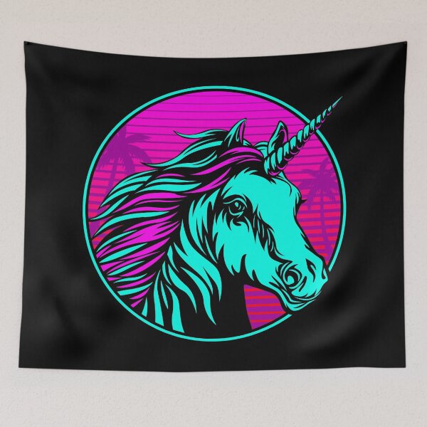 Item preview, Retro Unicorn Sunset designed and sold by predatorart93.
