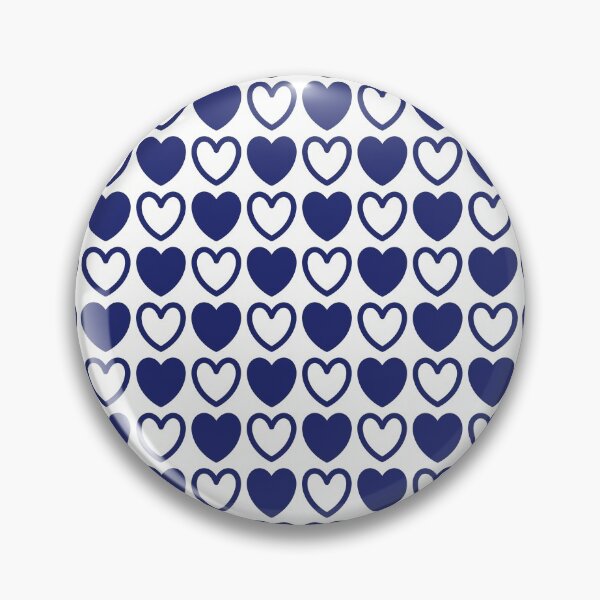 Item preview, Blue and White Hearts  designed and sold by lornakay.