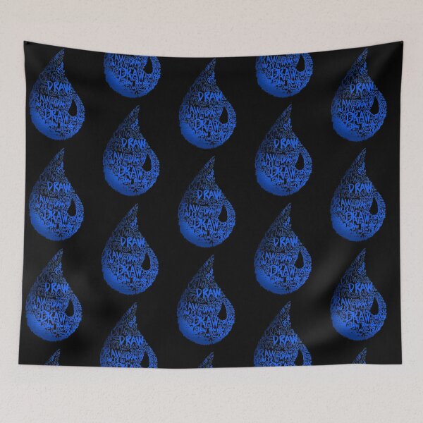 Item preview, MTG Blue Mana | Magic the Gathering Draw Sticker designed and sold by WaitingWarrior.