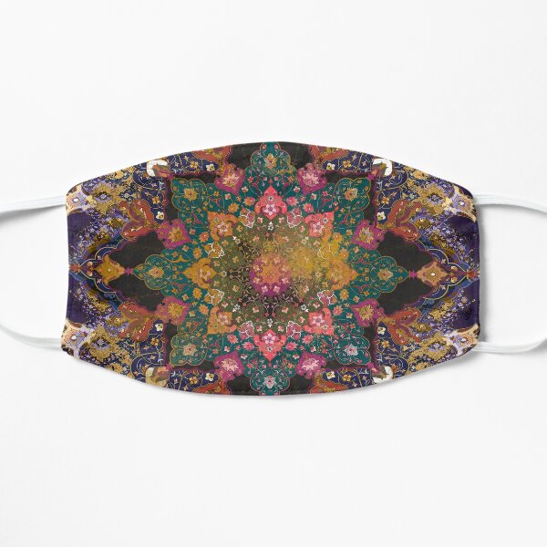 Persian Mandala Purple Flat Mask