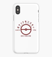 Pokemon Red Version iPhone Case