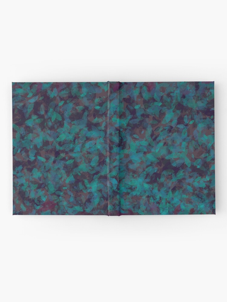 Alternate view of Blue Green Plum Leaves Hardcover Journal
