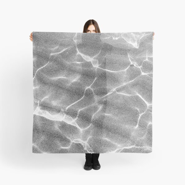 Item preview, Crystalline Sea - Grey & White designed and sold by SilverPegasus.