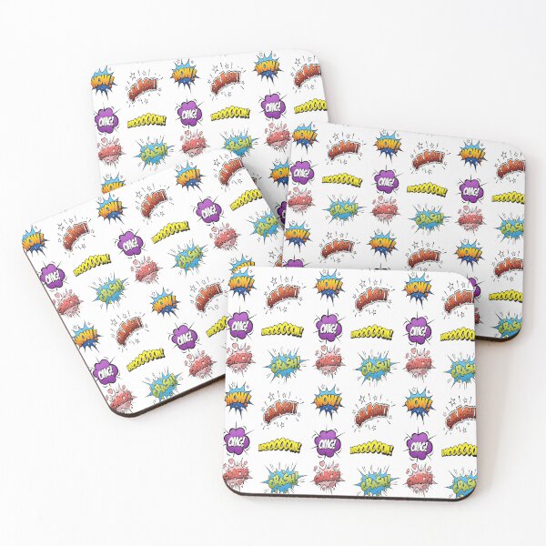 Item preview, Superhero and super villain onomatopoeia designed and sold by Motivationftp.
