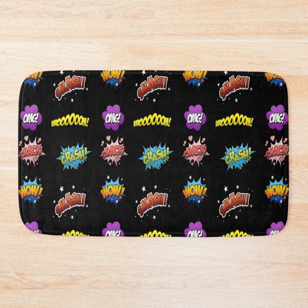 Item preview, Superhero and super villain onomatopoeia designed and sold by Motivationftp.