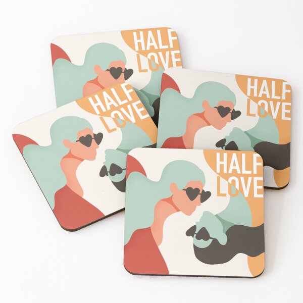Item preview, Red Hearse - Half Love Flat Art Illustration  designed and sold by sararegs.