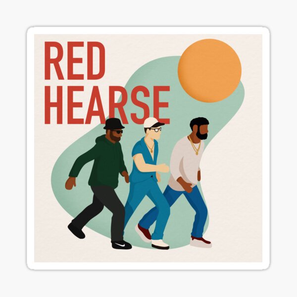 Item preview, Red Hearse Album Art Illustration designed and sold by sararegs.