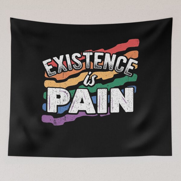 Item preview, Pain existentialists buddhists life emptiness designed and sold by Hyperspreader.