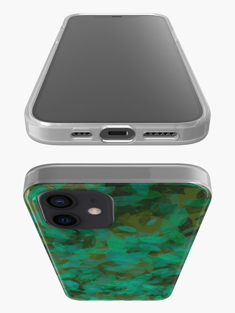 Alternate view of Earthy Green Leaves iPhone Case & Cover
