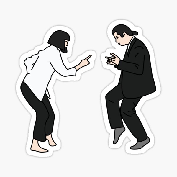 Pulp Fiction Sticker