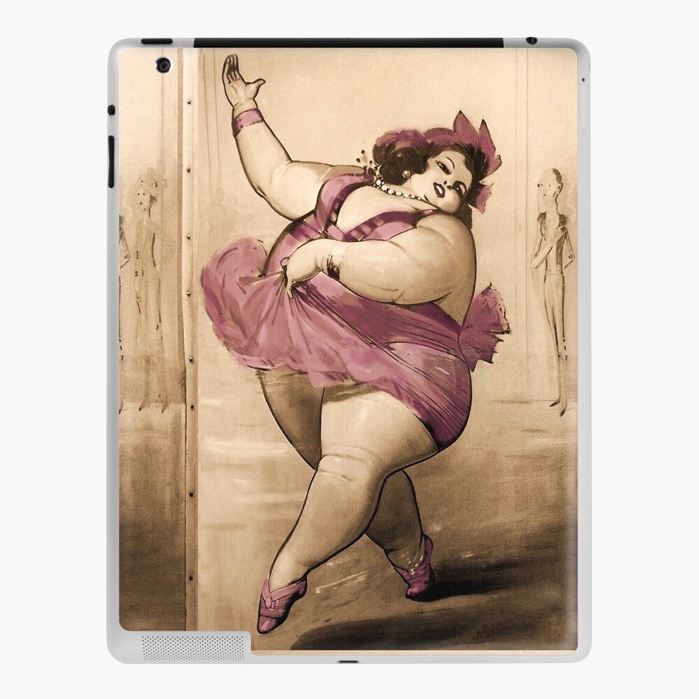 Circus Fat Lady Vintage Dancing w Ballerina Ipad Case Skin By Glimmersmith Redbubble