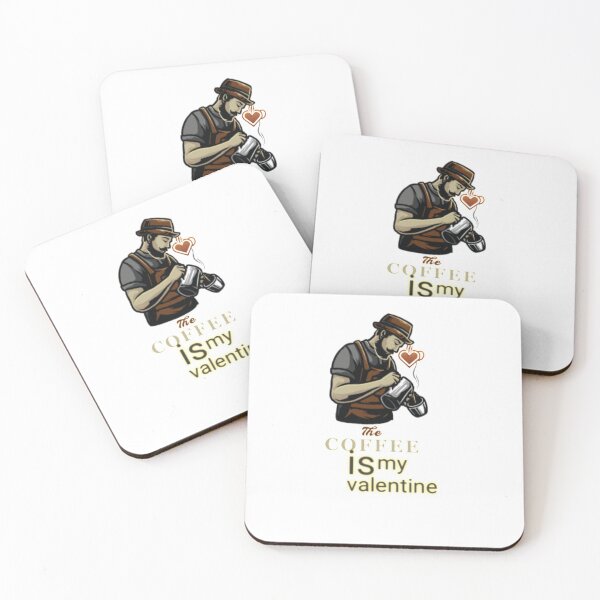 Item preview, Coffee is my Valentine designed and sold by KAMRAN HASSAN.