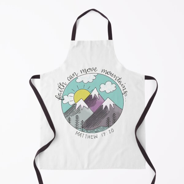 Item preview, Matthew 17:20 Bible Scripture Verse Faith Move Mountains Christian Gift designed and sold by FazCreations.