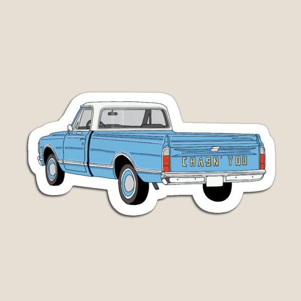 Chasn' You Truck Magnet