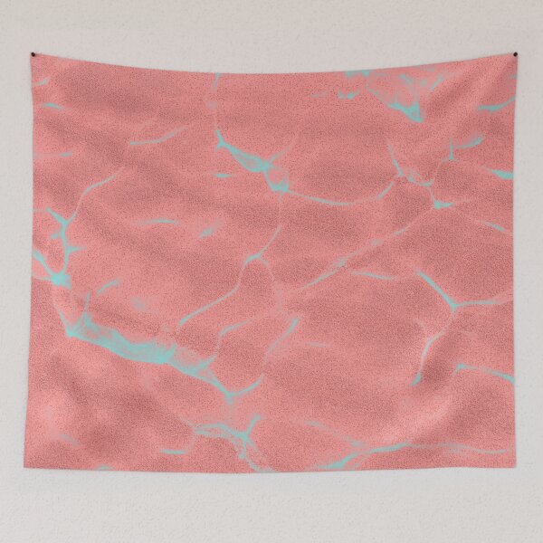 Item preview, Crystalline Sea - Coral Pink designed and sold by SilverPegasus.