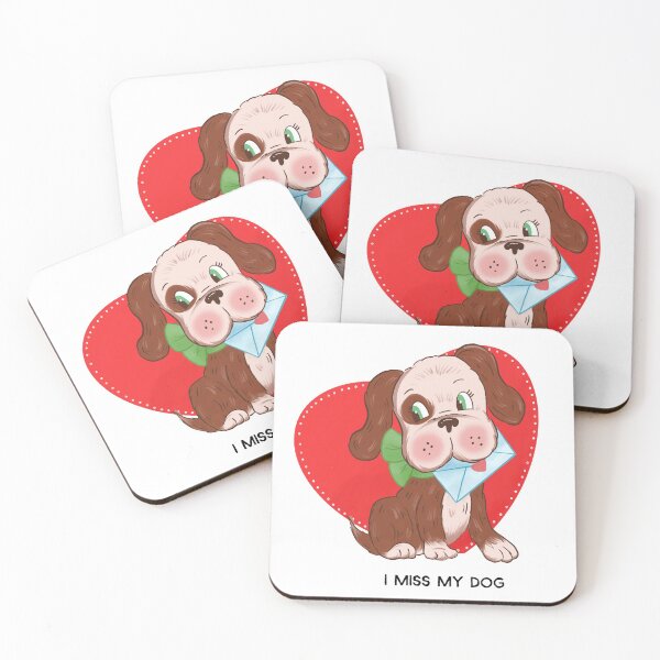 Item preview, I miss my dog, ,white, black designed and sold by Mydogheart4you.