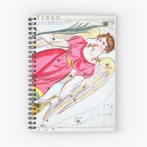 Item preview, Antique Virgo Constellation Map designed and sold by VintageArchive.