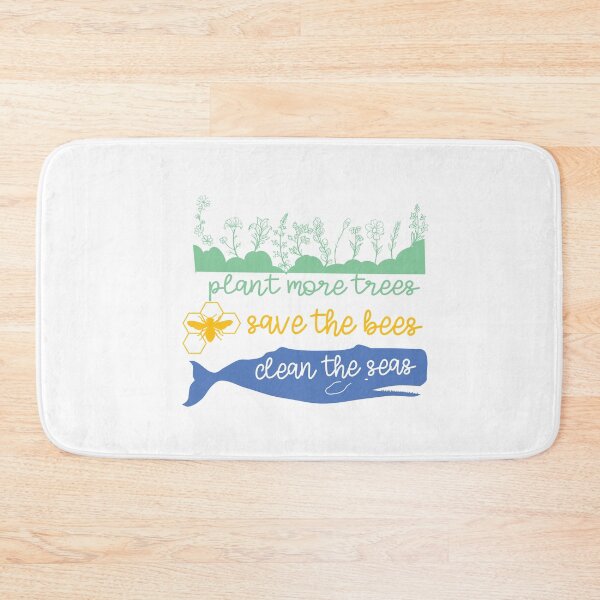 Item preview, Plant More Trees, Save the Bees, Clean the Seas, Nature Lover, Save Mother Earth, Outdoorsy, Environmentalist, Planter, Diver, Mountaineer, Reforestation designed and sold by ColorOfIris.