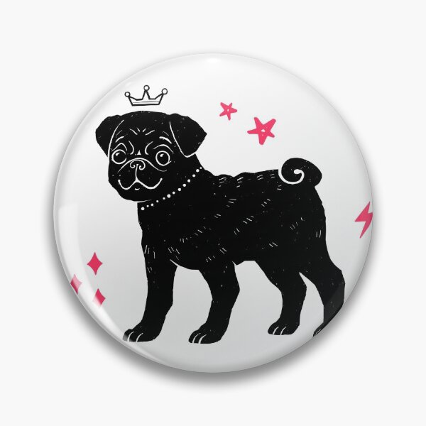 Item preview, Pug princess designed and sold by Magole Art.