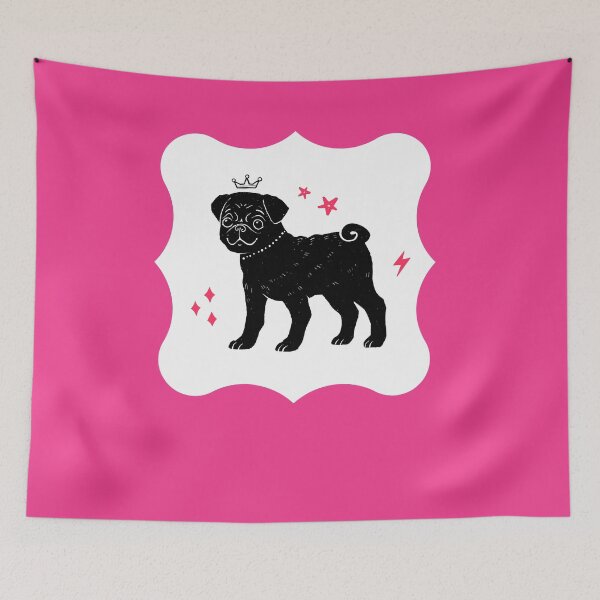 Item preview, Pug princess designed and sold by Magole Art.