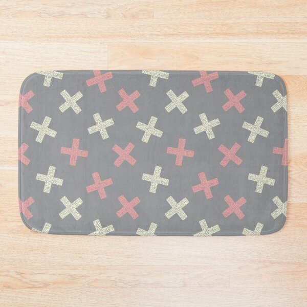 Item preview, ULTIMATE GRAY - PINK / NORDIC CROSSES 1 designed and sold by magicdreams.