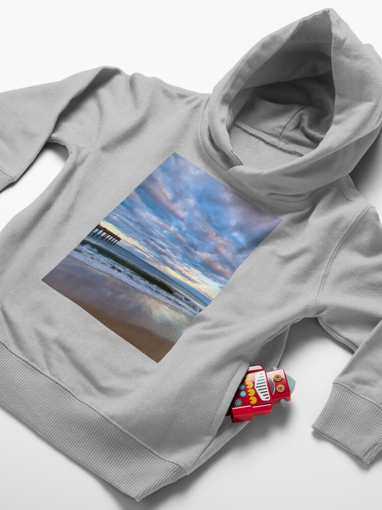 Alternate view of Saint Augustine Beach 1 Toddler Pullover Hoodie
