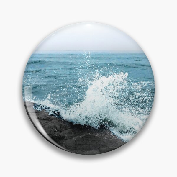 Item preview, Spraying Blue Ocean Waves  designed and sold by Neha Dargar.